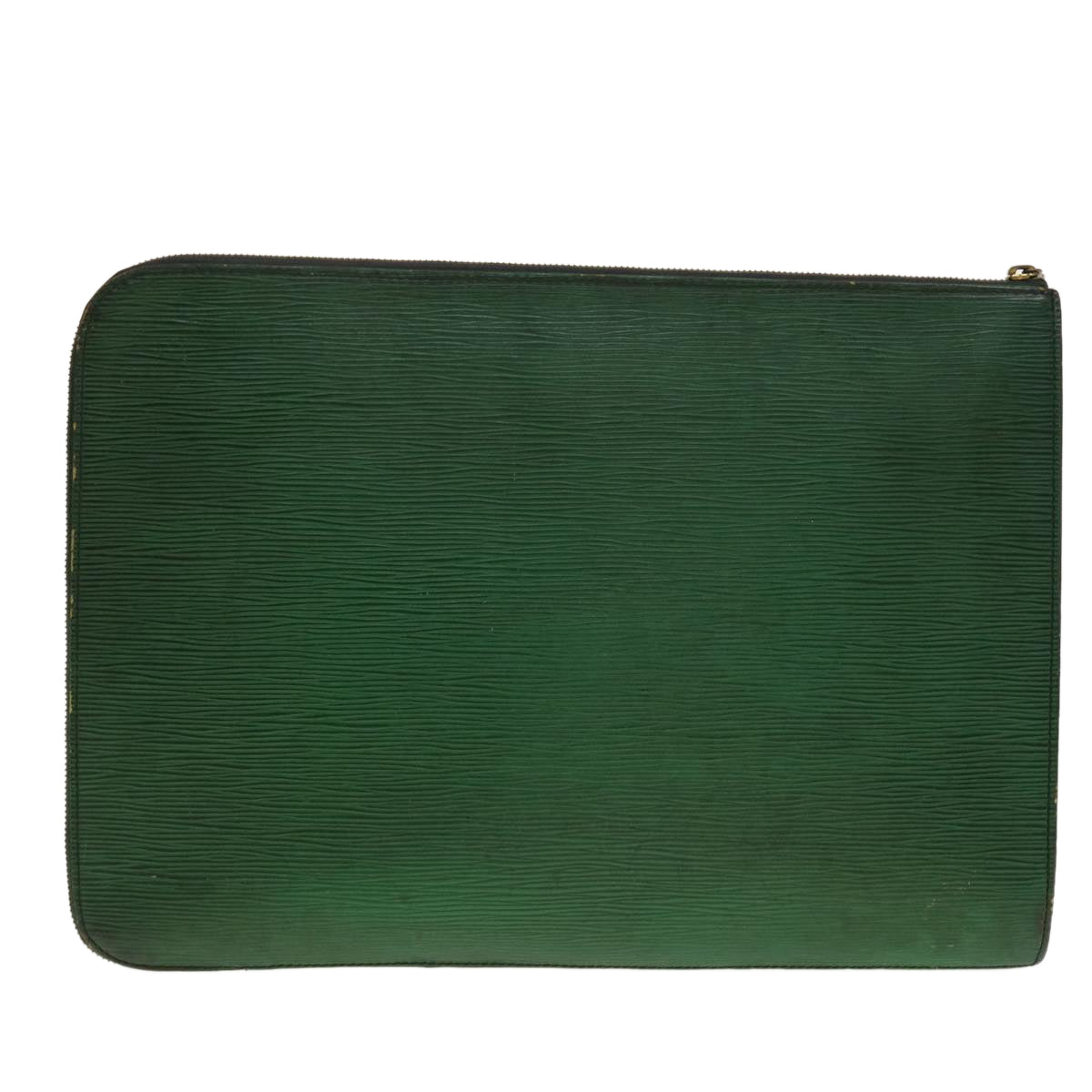 LOUIS VUITTON Epi Posh Documents Clutch Bag Green M54494 LV Auth 40864