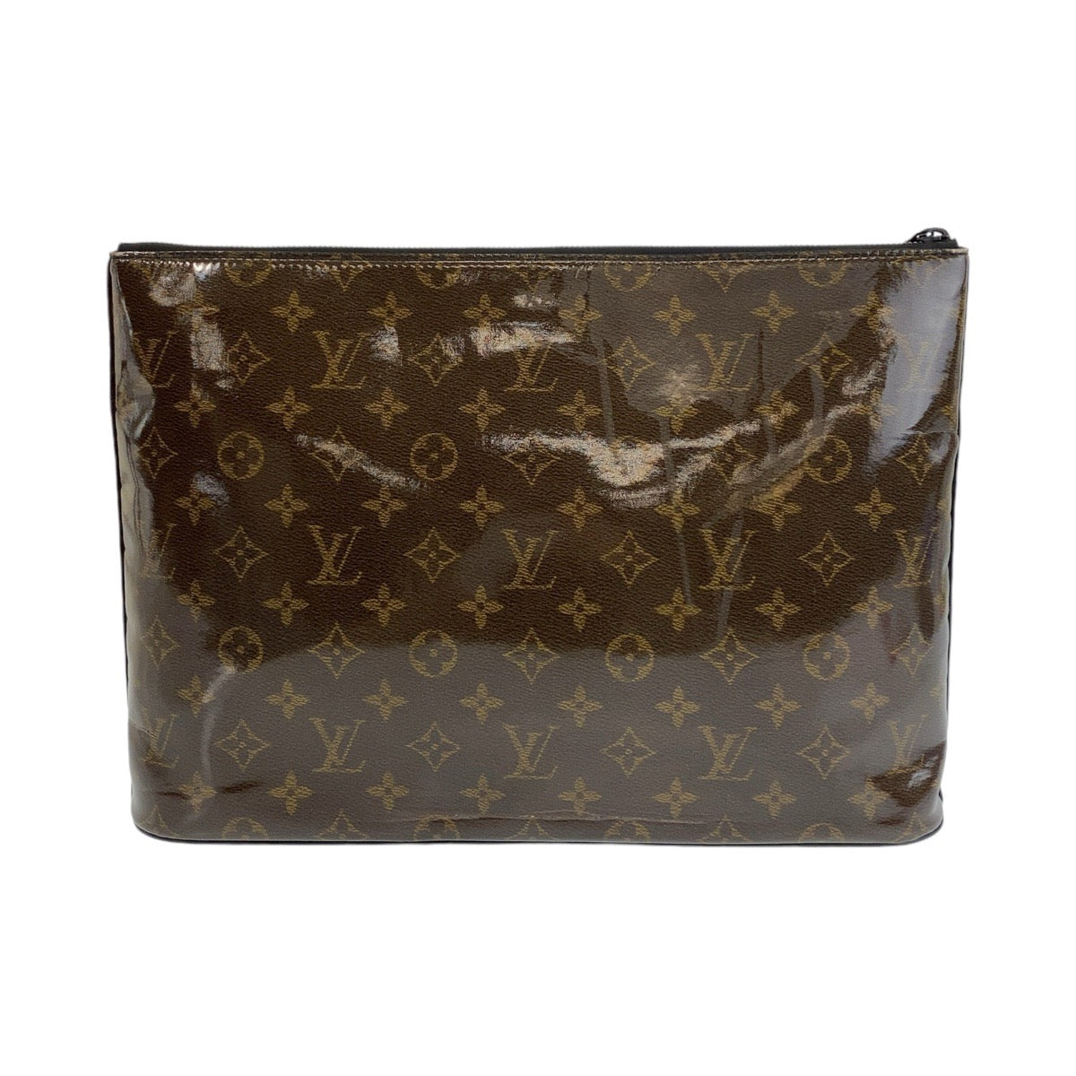 LOUIS VUITTON Clutch bag M63271 PVC Brown Clutch bag business bag Monogram Glaze pochette cosmos mens  d