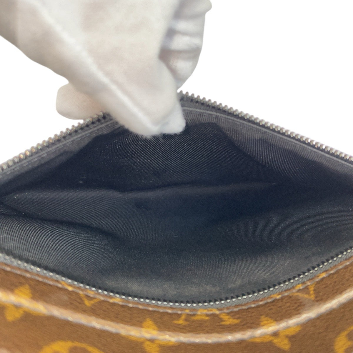 LOUIS VUITTON Clutch bag M63271 PVC Brown Clutch bag business bag Monogram Glaze pochette cosmos mens  d