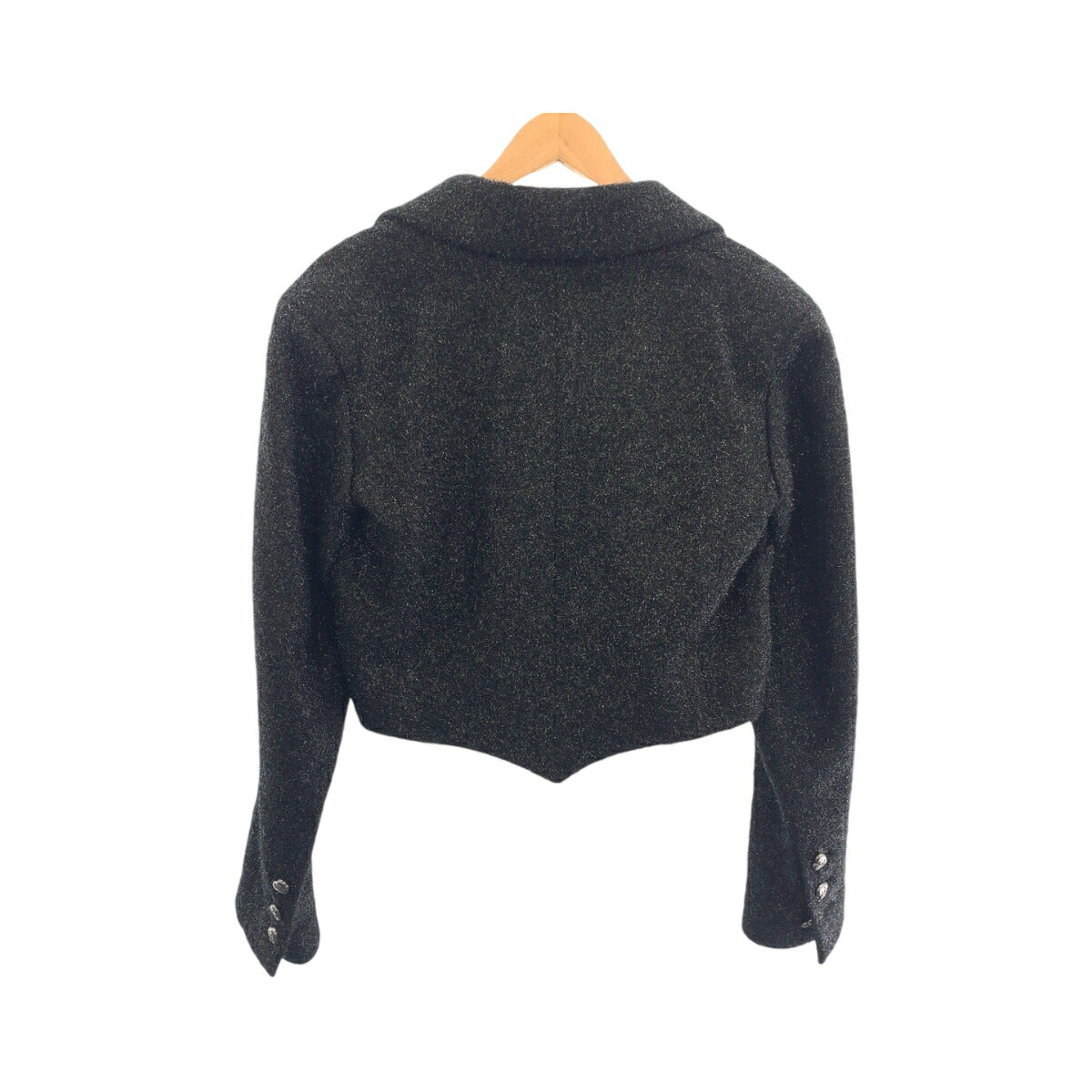 Chanel Lame Feather Cotton Polyester Tailored Jacket