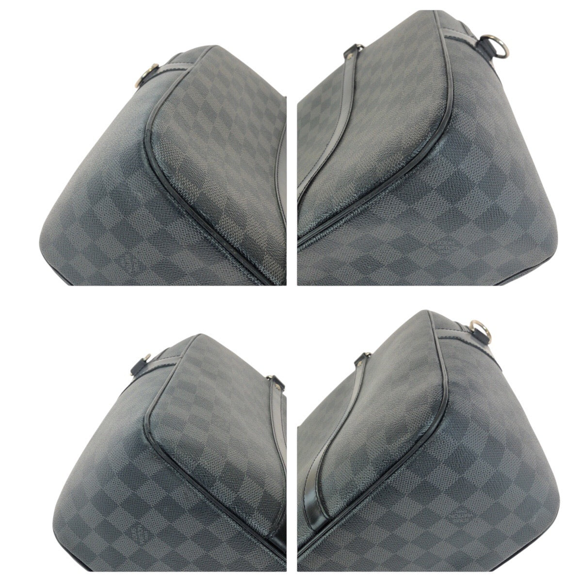 LOUIS VUITTON Business bag N48118 PVC Black SilverMetal Business bag briefcase Damier Graphite Yone mens  d