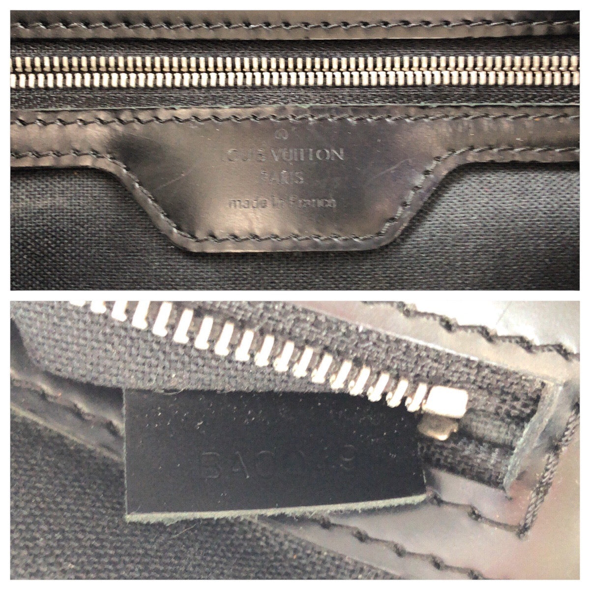LOUIS VUITTON Business bag N48118 PVC Black SilverMetal Business bag briefcase Damier Graphite Yone mens  d