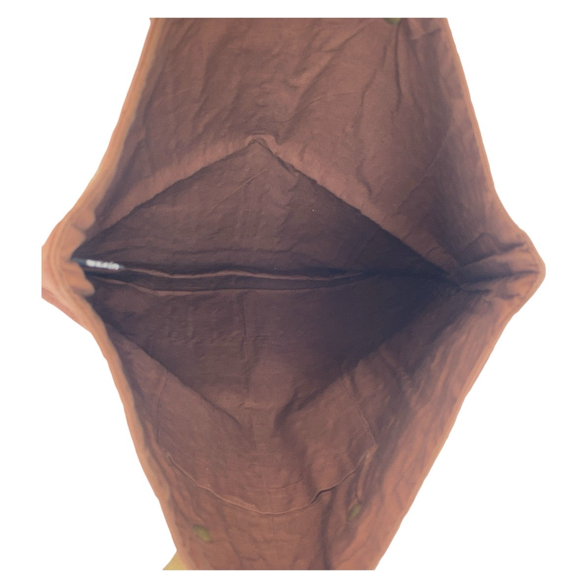 HERMES Tote Bag Canvas, Leather Brown Gold Metal Tote Bag Amedaba Women  d