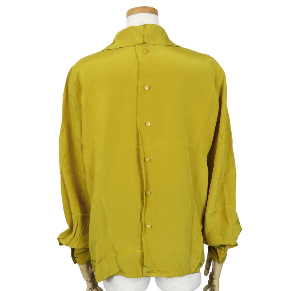 Christian Dior blo  silk mustard Women M