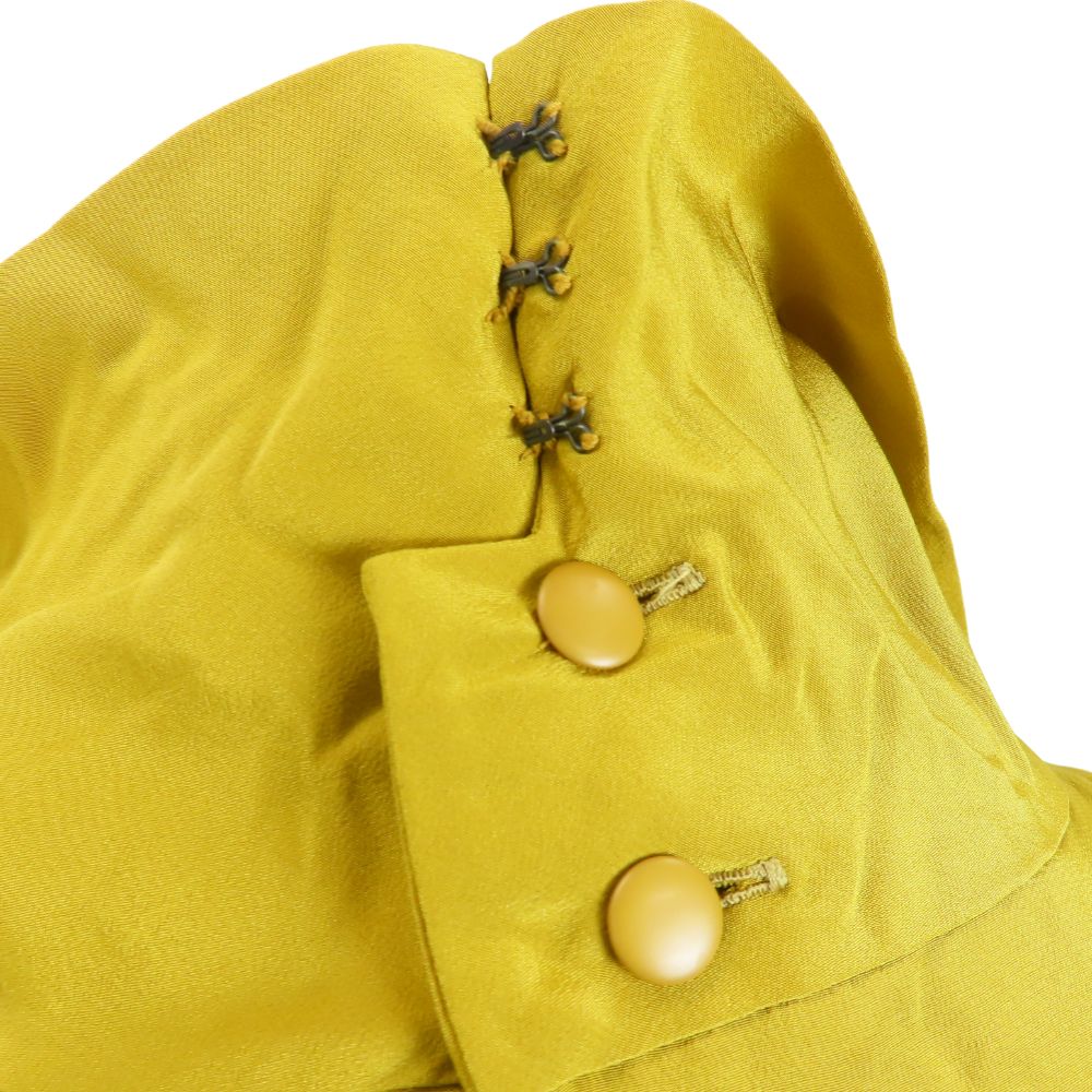 Christian Dior blo  silk mustard Women M