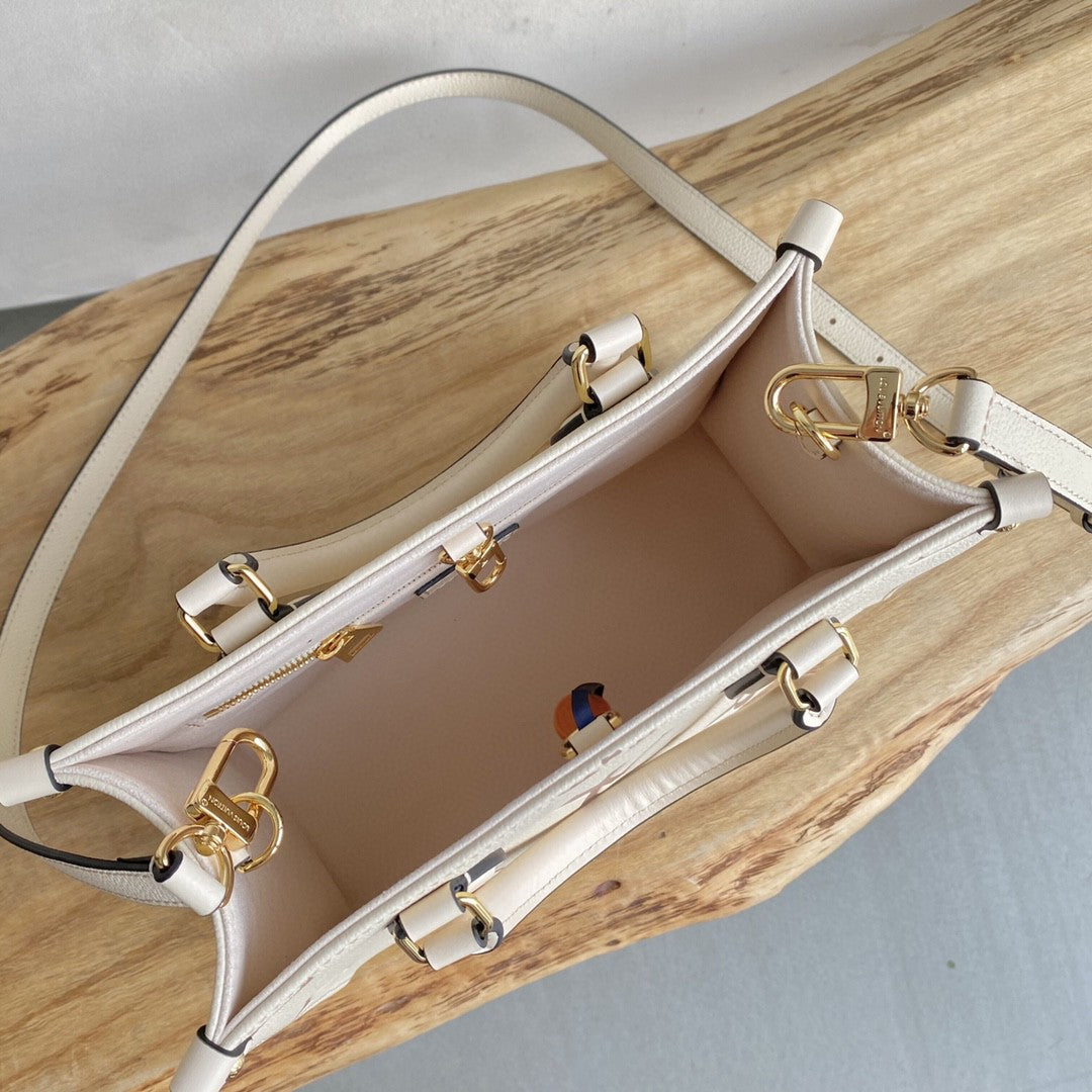 Top Quality On The Go PM Bag Monogram Empreinte 9.8in/25cm Beige Top Quality