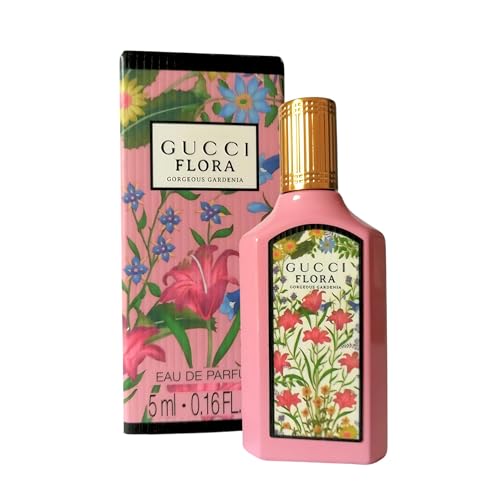 Gucci Flora Gorgeous Gardenia Eau De Parfum ~ Mini Splash Top 0.16 Fl Oz