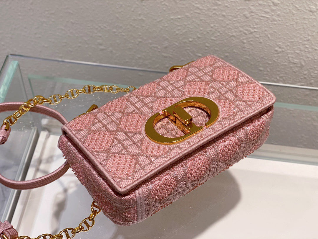Top Quality MeTop Qualityum Caro Bag Pink, For Women, Womens Handbags 25.5cm/10in CD