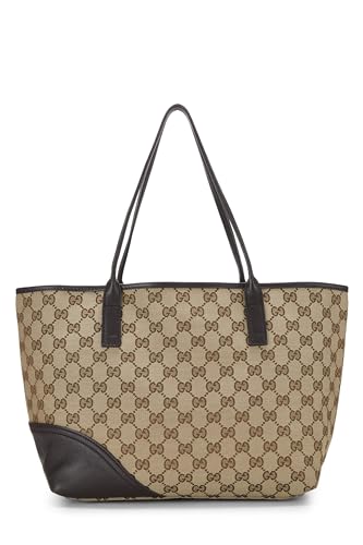Gucci, Brown Original GG Canvas Britt Tote, Brown