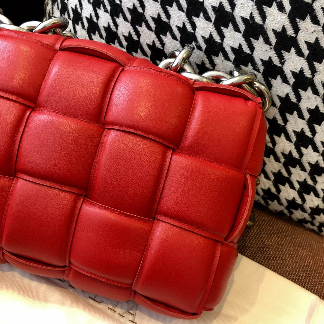 Top Quality Chain Cassette Red, For Women, Women’s Bags 10.2in/26cm