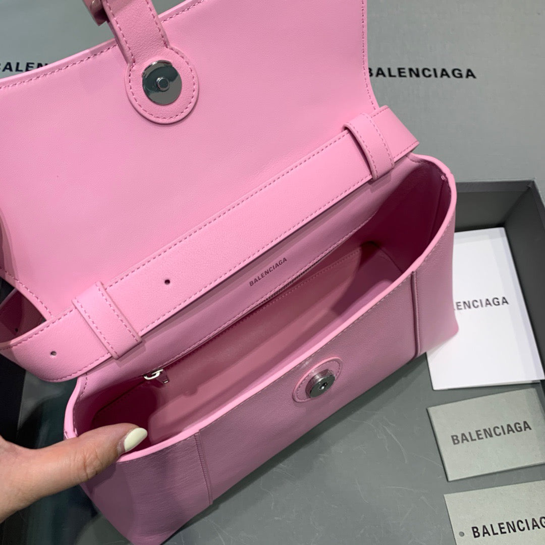 Top Quality Downtown Small Shoulder Bag In Pink, For Women,  Bags 11.8in/30cm 67135329S1Y5906