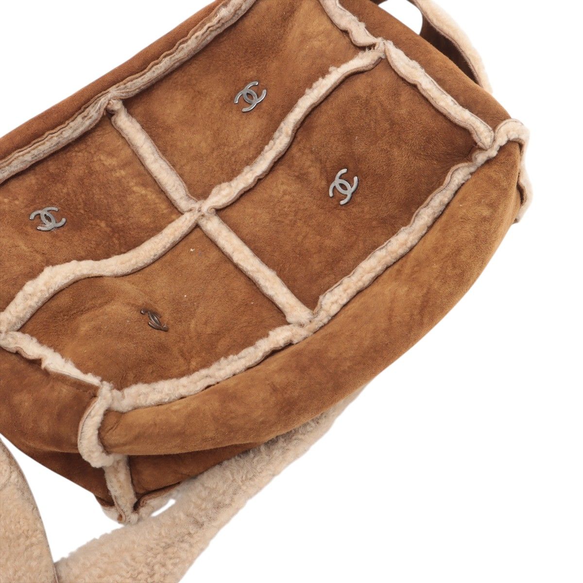 Chanel Brown   Coco Mark Mouton shoulder bag Suede MR2504202500157