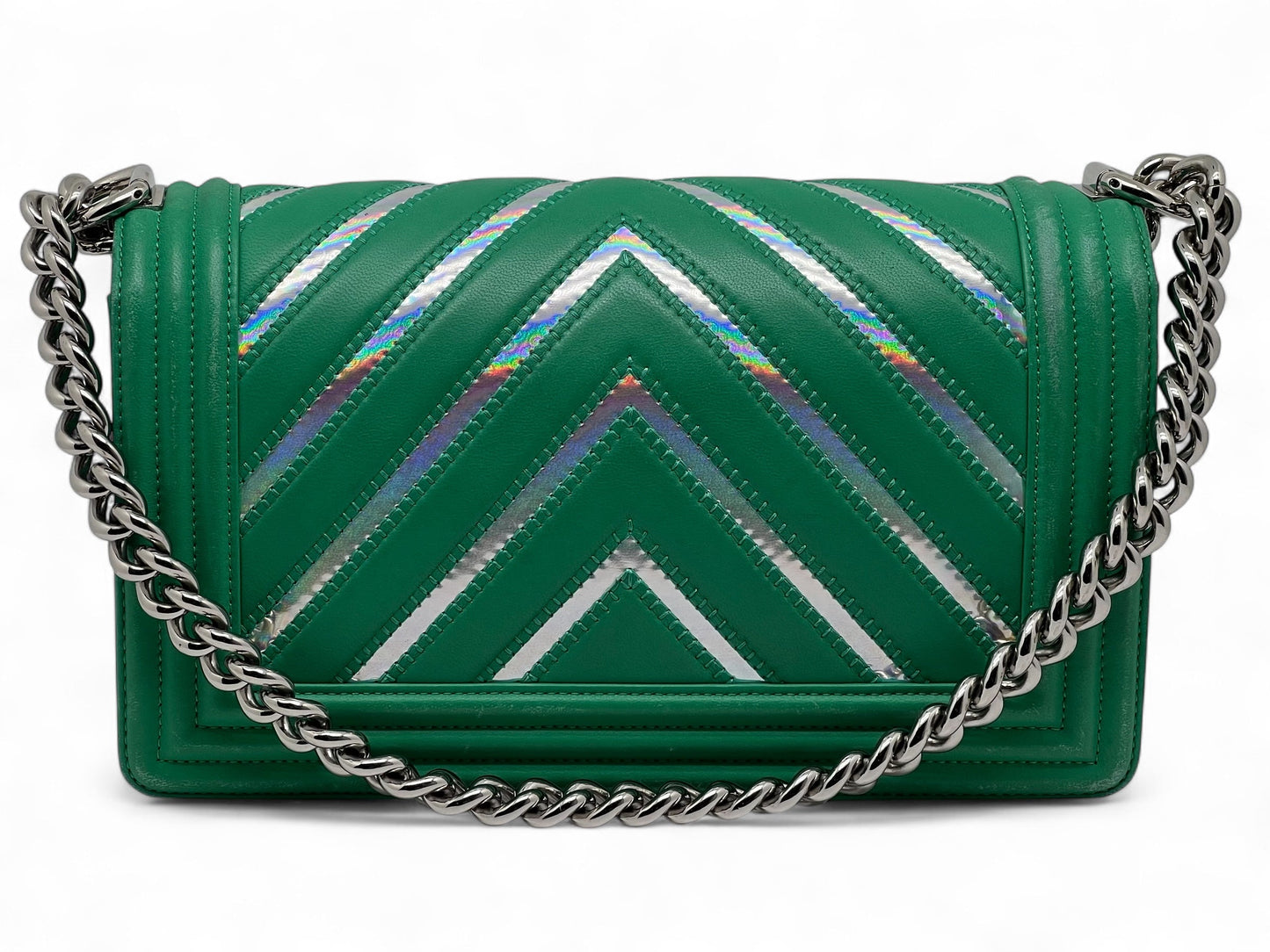 Chanel - Sac Boy Vert édition limité