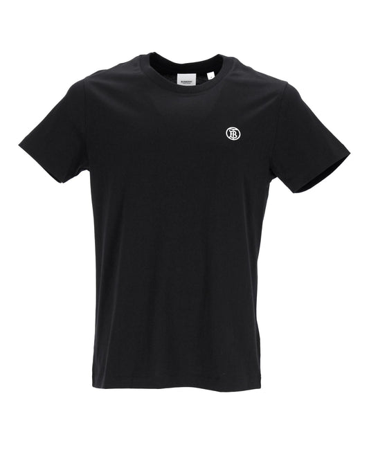Burberry Short Sleeve Crew Neck Tee Men Black | Black Singlets