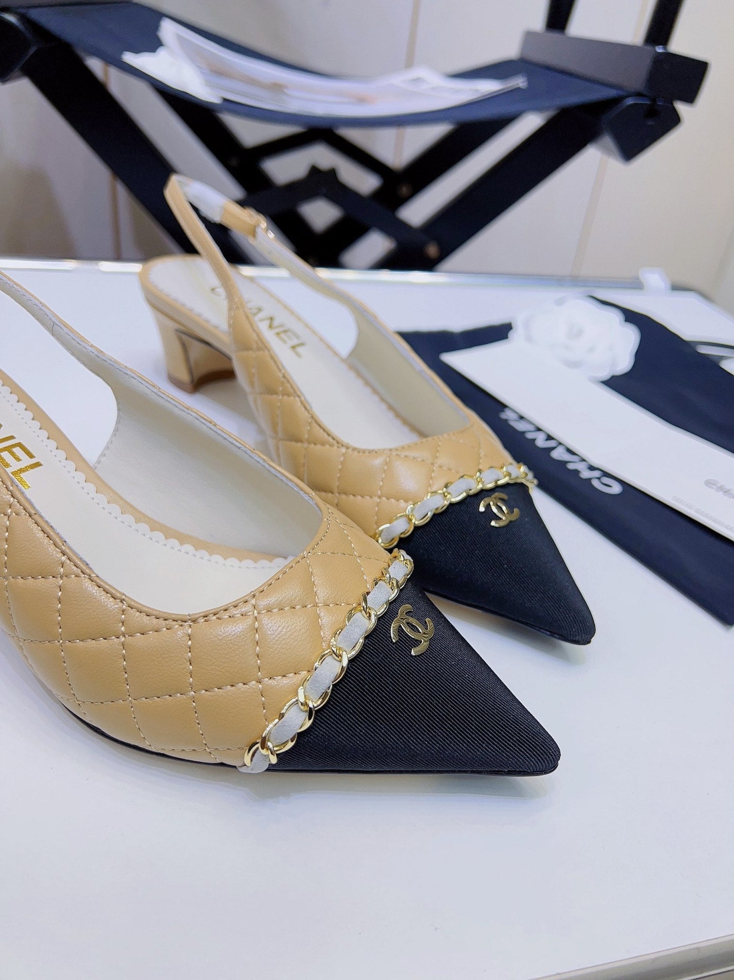 New 1:1 rep CHL High Heel Shoes 018