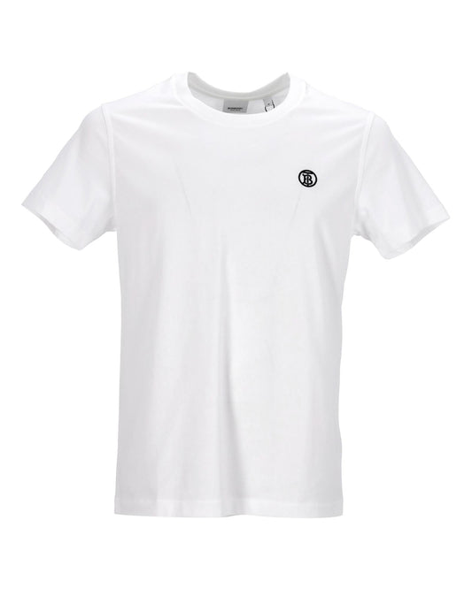 Burberry Cotton TShirt Classic Logo Men White | White Singlets
