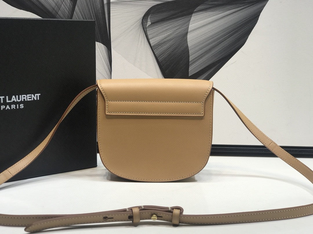 Top Quality Kaia MeTop Qualityum Shoulder Bag Brown For Women 8.5in/22cm YSL