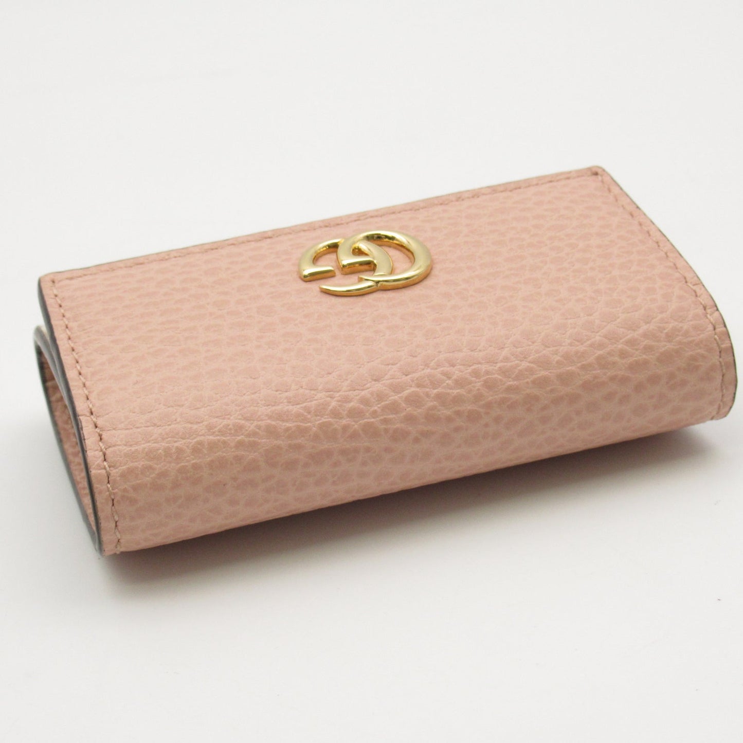 Gucci 6  Keycase Keycase Accessories Leather PVC Coated Canvas  Pink 456118