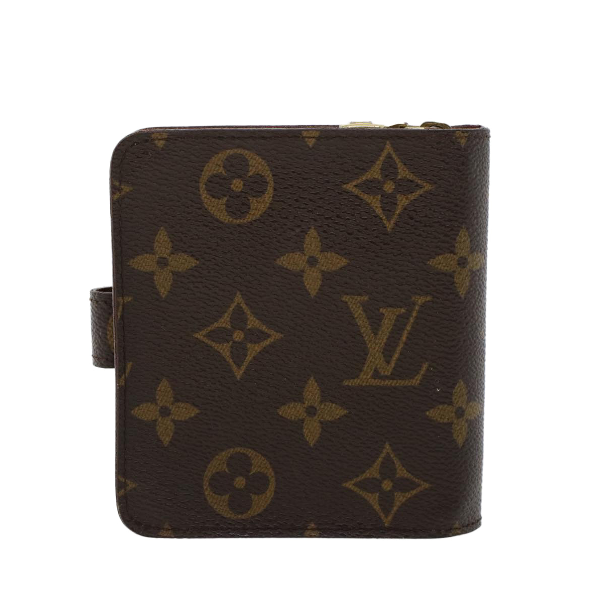 LOUIS VUITTON Monogram Compact Zip Wallet M61667 LV  42957