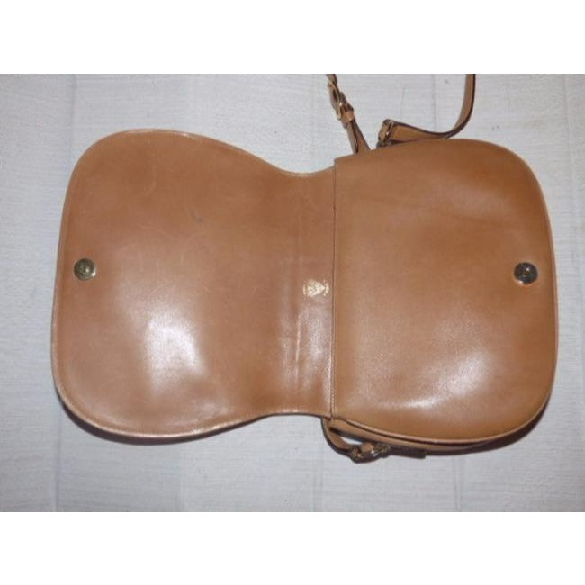 Gucci   Camel Color Leather Shoulder Bag