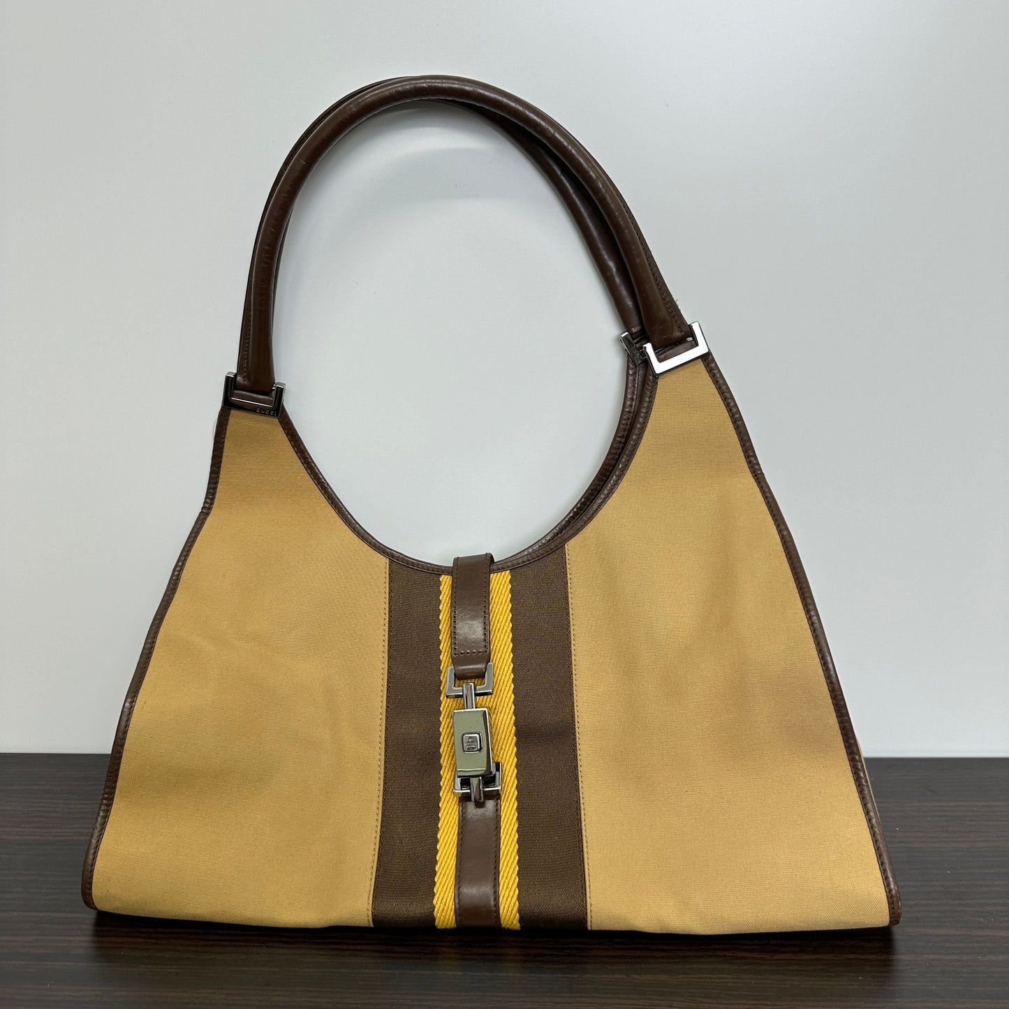 Gucci Piston Lock Jackie - Neutrals Shoulder Bags, Handbags LB