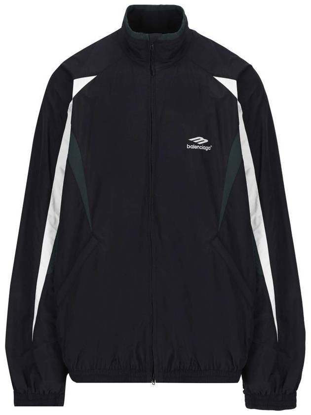Luxury Balenciaga Trending 2025 3B Sports Icon Track Jacket Black