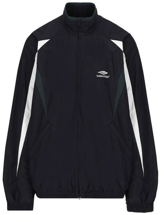 Luxury Balenciaga Trending 2025 3B Sports Icon Track Jacket Black