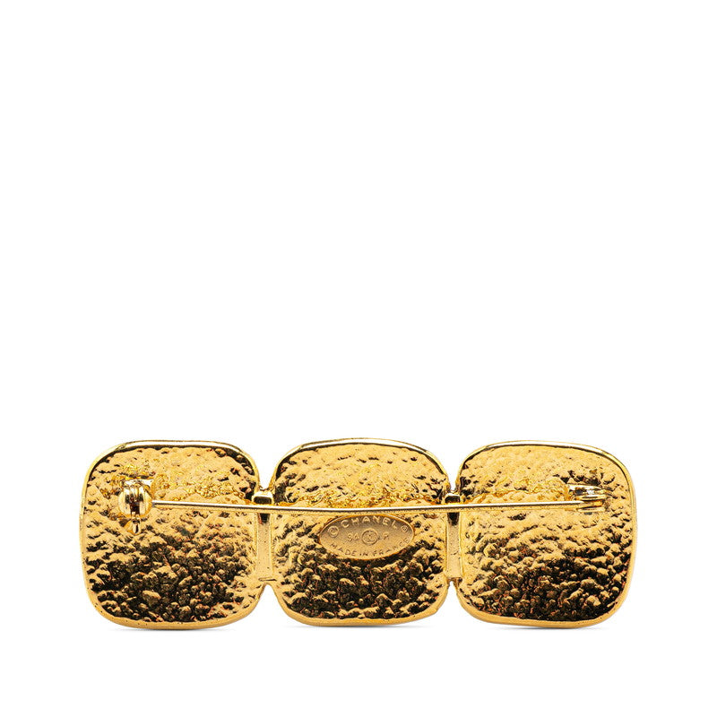 Chanel Triple Coco Mark   Brooch 94P