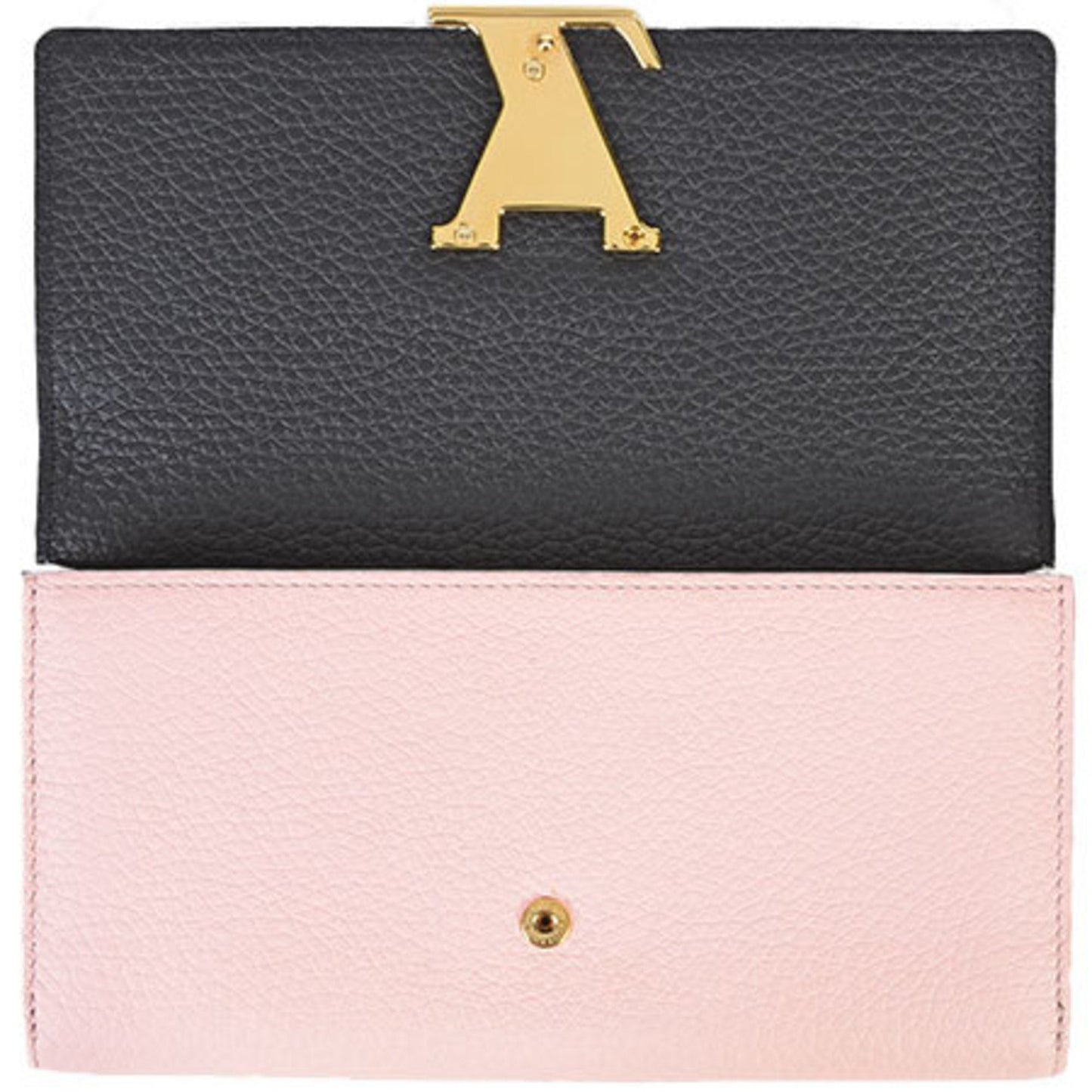 Louis Vuitton  Leather Long Wallet (Bi-Fold)