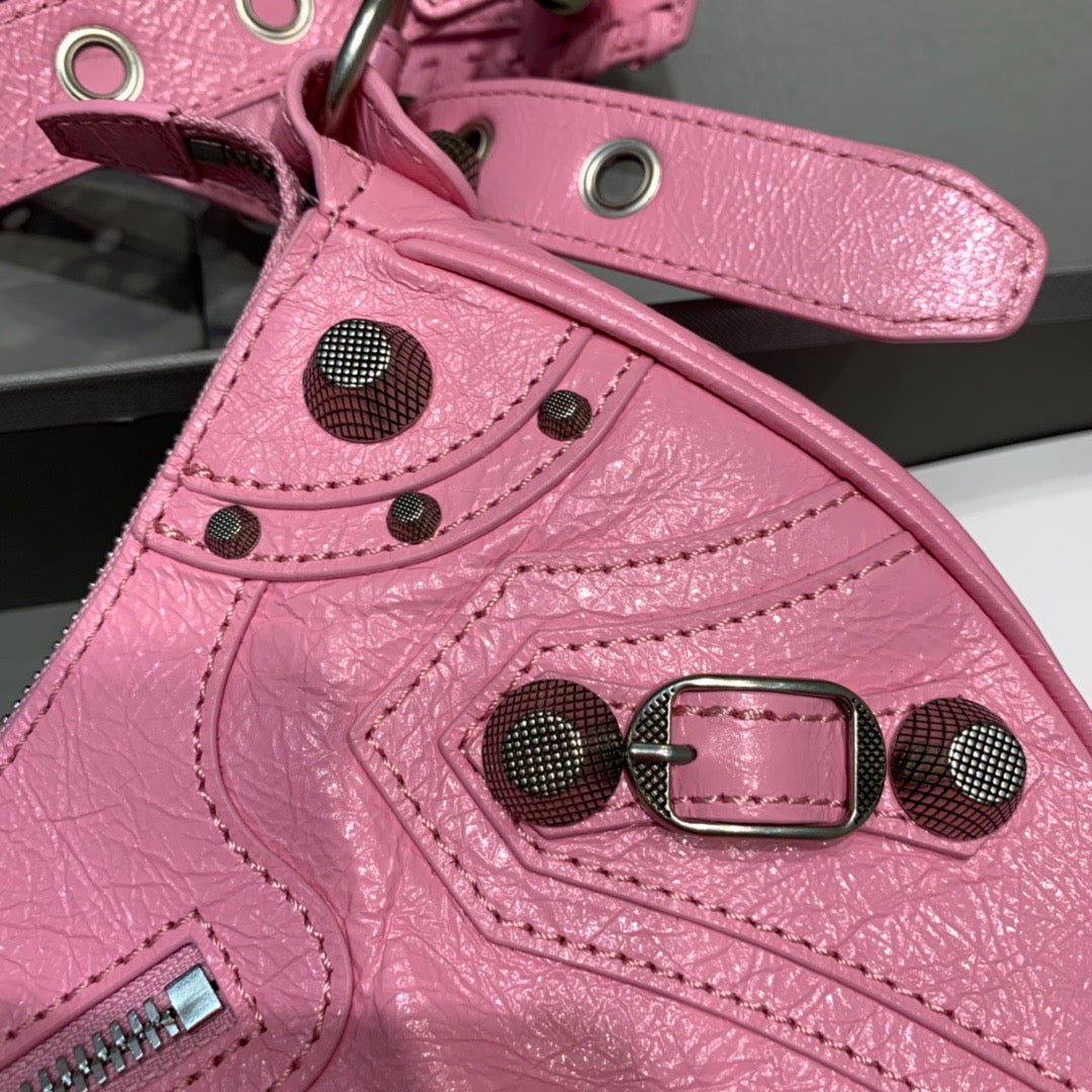 Top Quality Le Cagole XS Shoulder Bag In Pink, For Women,  Bags 13in/33cm