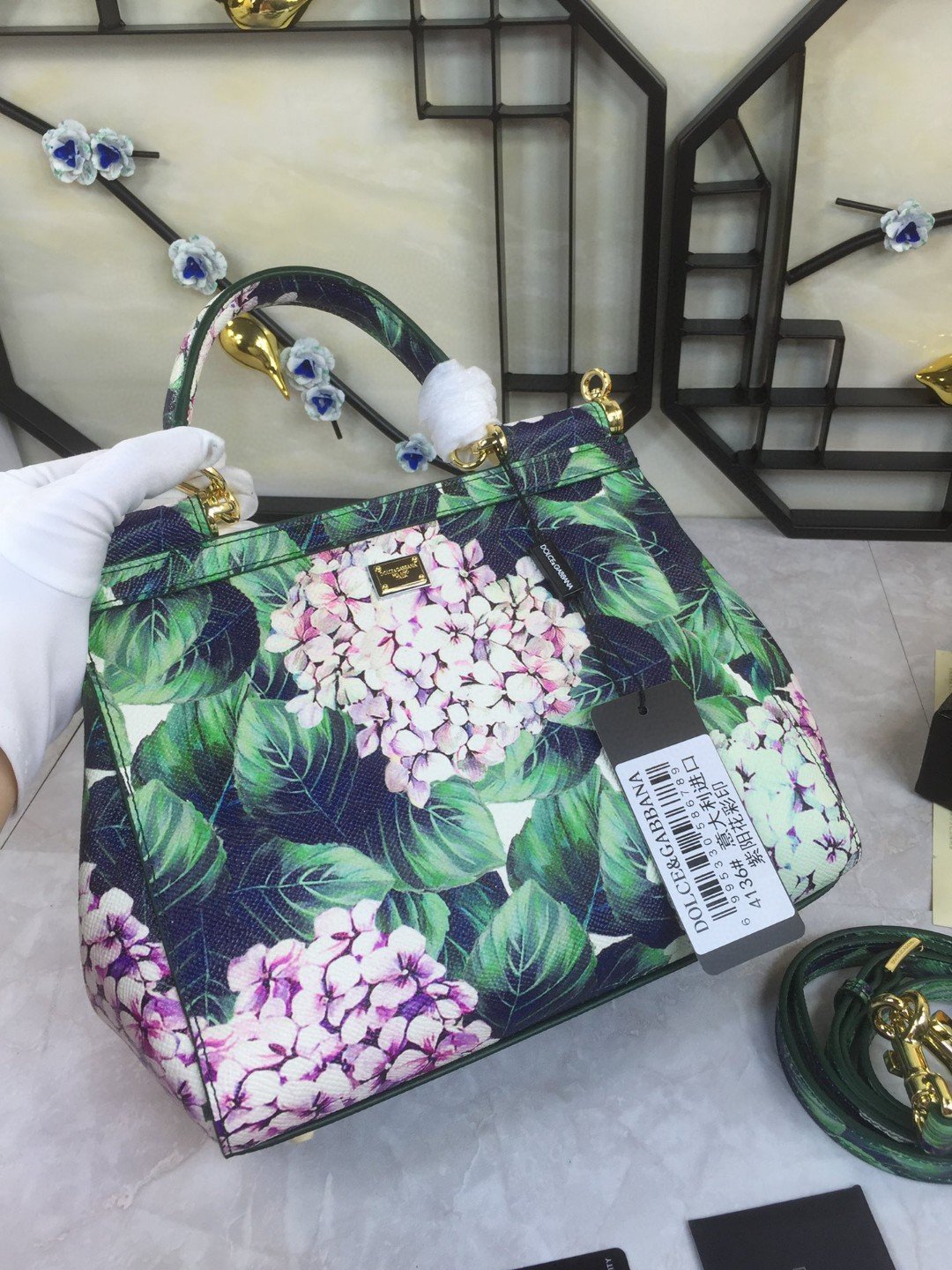 Top Quality 90s Sicily Bag With Logo Print Multicolor For Women 10.2in/26cm Top Quality