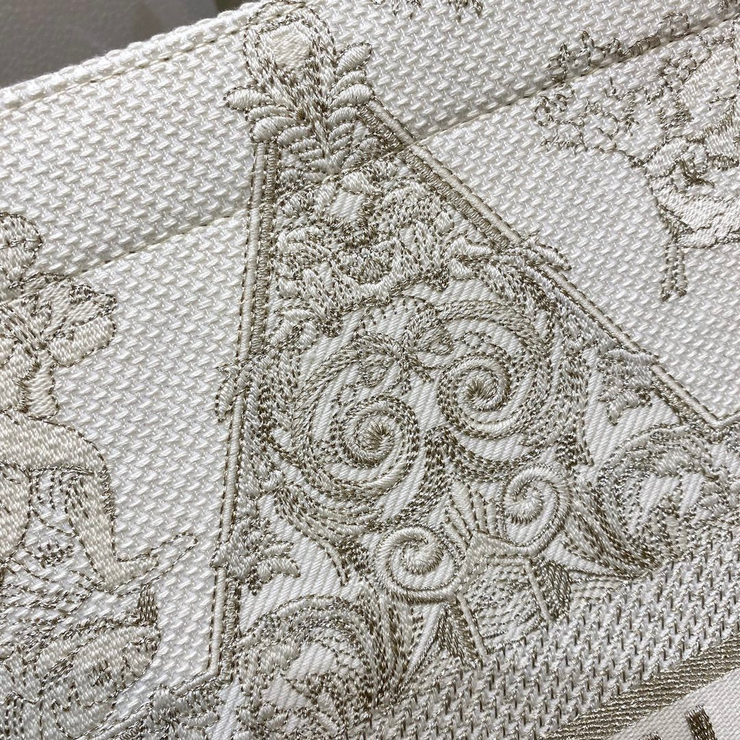 Top Quality Large Book Tote Gold-Tone Around The World Stella Embroidery, For Women Womens Handbags, 42cm CD M1286ZTQL_M01E