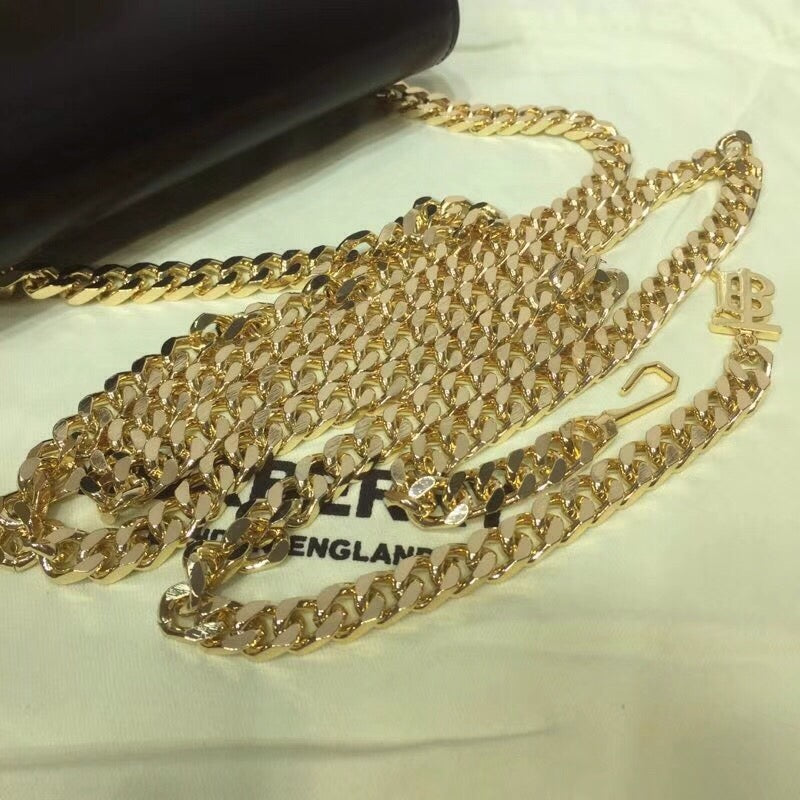 Top Quality Tb Chain Belt Bag Black For Women, Bags 6.6in/17cm