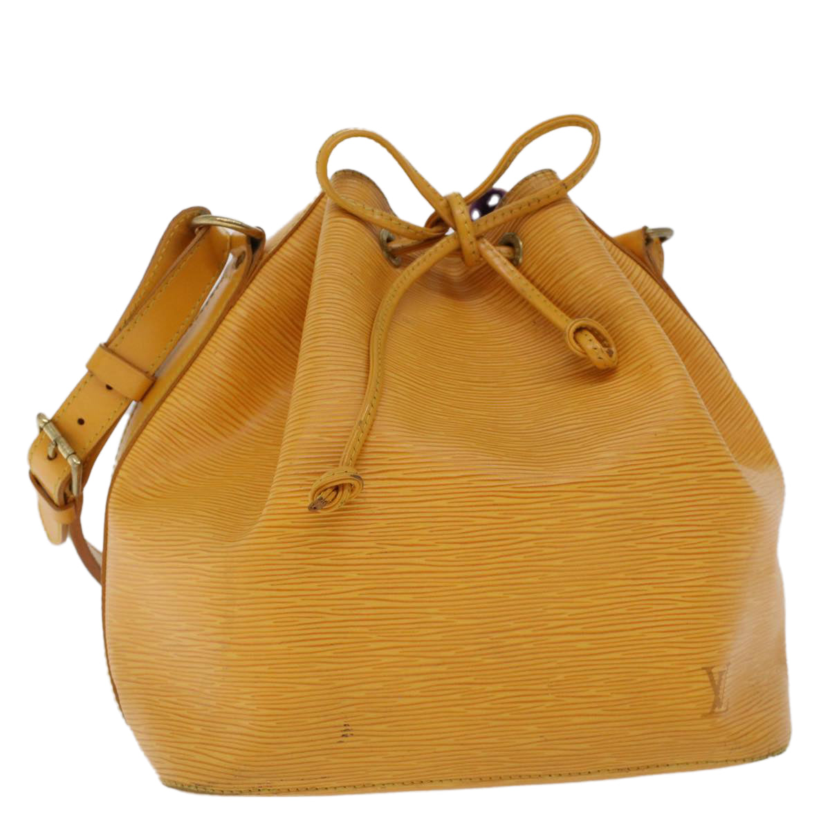LOUIS VUITTON Epi Petit Noe Shoulder Bag Tassili Yellow M44109 LV  43407