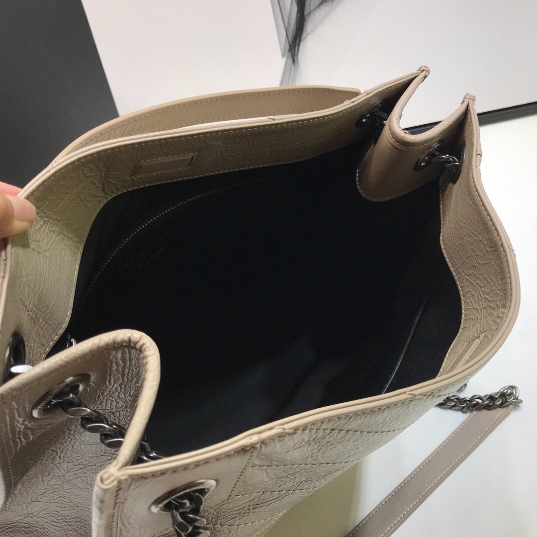 YSSL Niki Medium Shopping Bag Beige For Women 12in/32cm YSL 