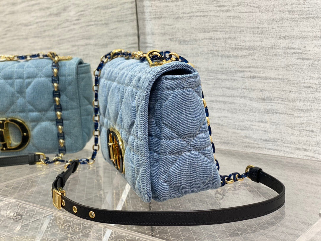 Top Quality MeTop Qualityum Caro Bag Blue , For Women, Womens Handbags 25.5cm/10in CD M9242WTJF_M928