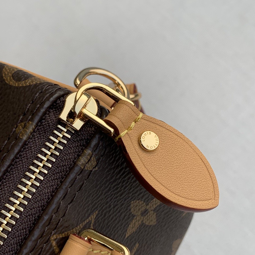 Louis Vuitton Nano Speedy Monogram Canvas For Women, Womens Handbags, Shoulder Bags 6.3in/16cm LV M81085