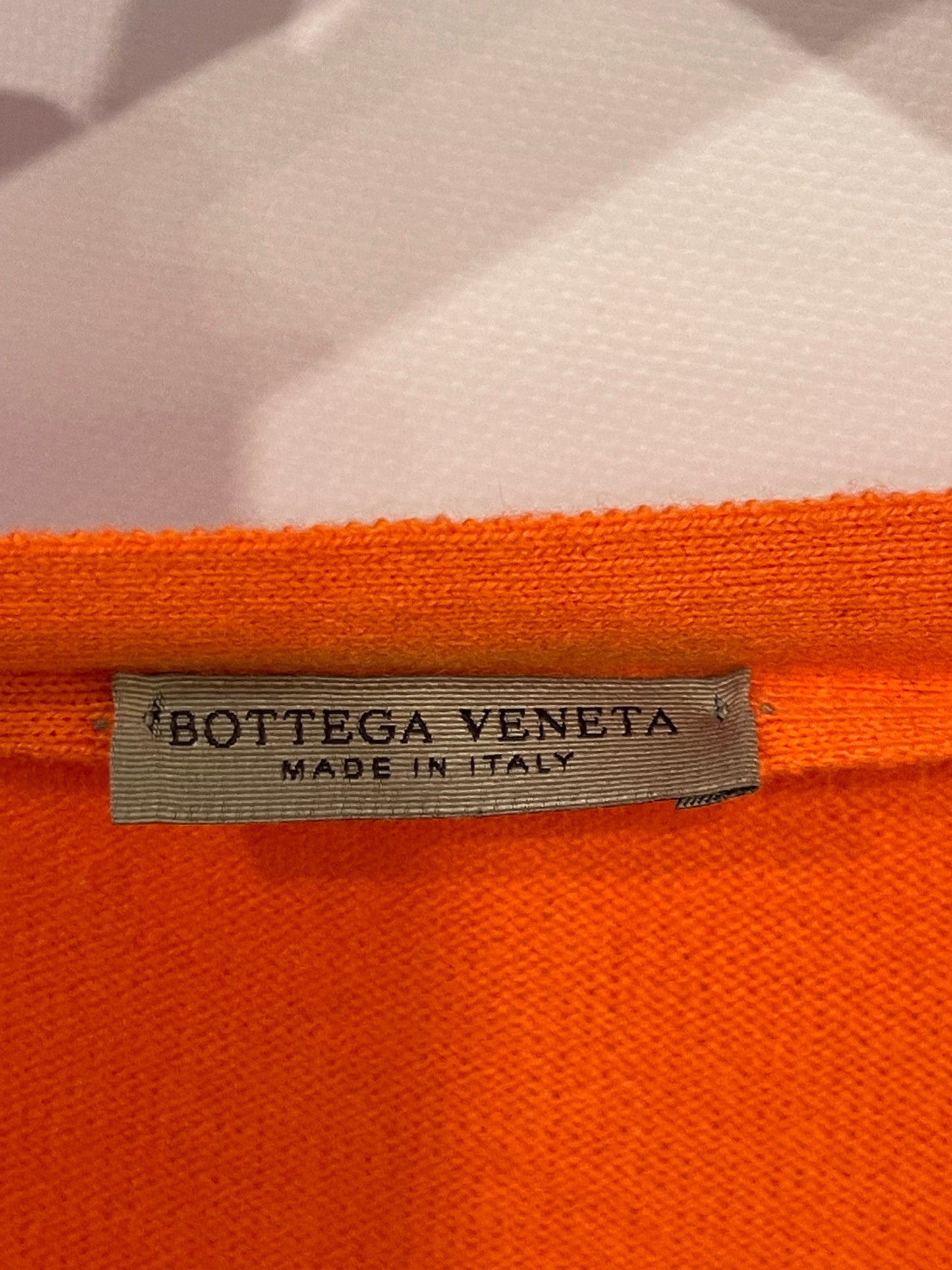 Bottega Veneta Orange Cashmere Cardigan Size IT 42 (UK 10)