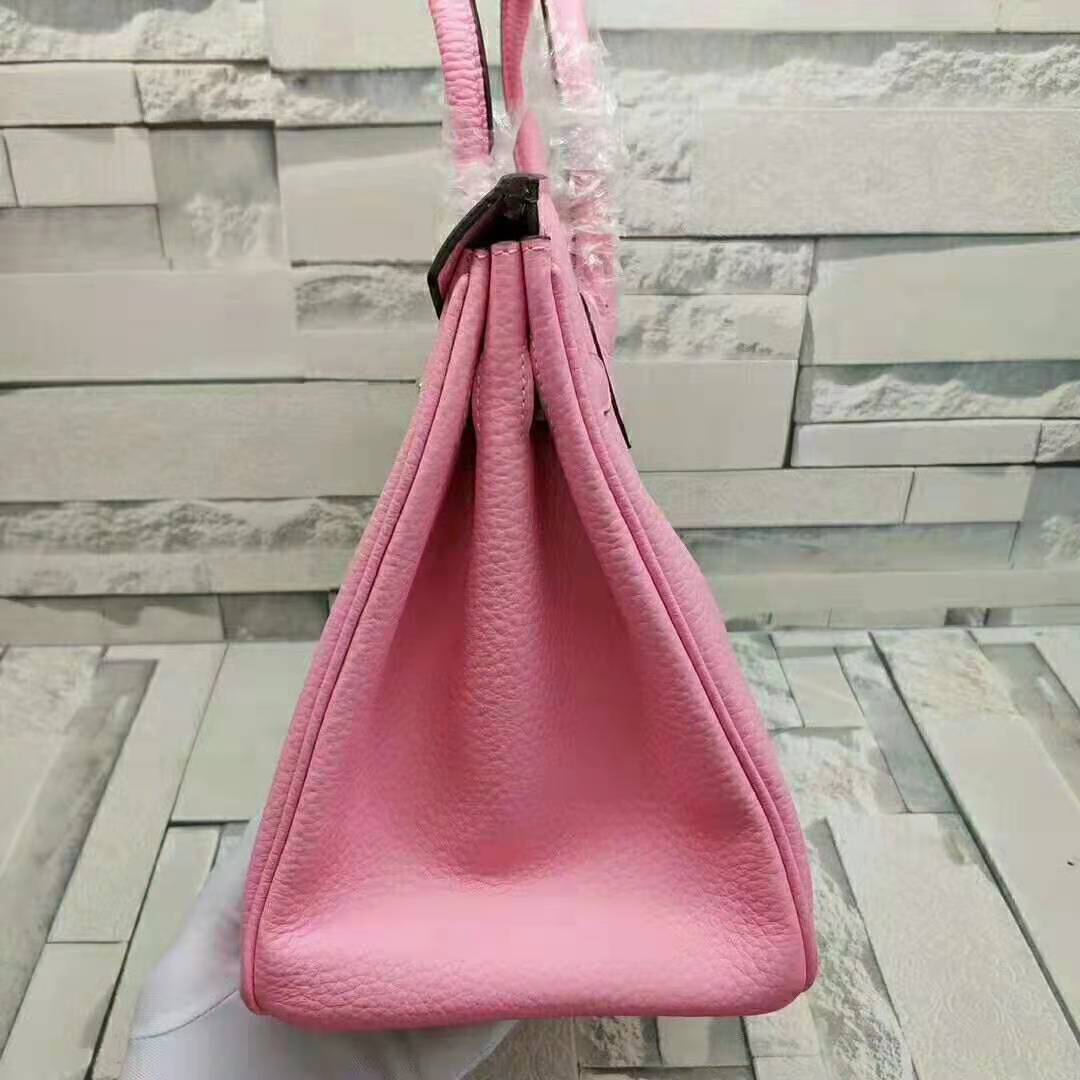 Top Quality Birkin Pink For Women Gold Toned Hardware 14in/35cm 