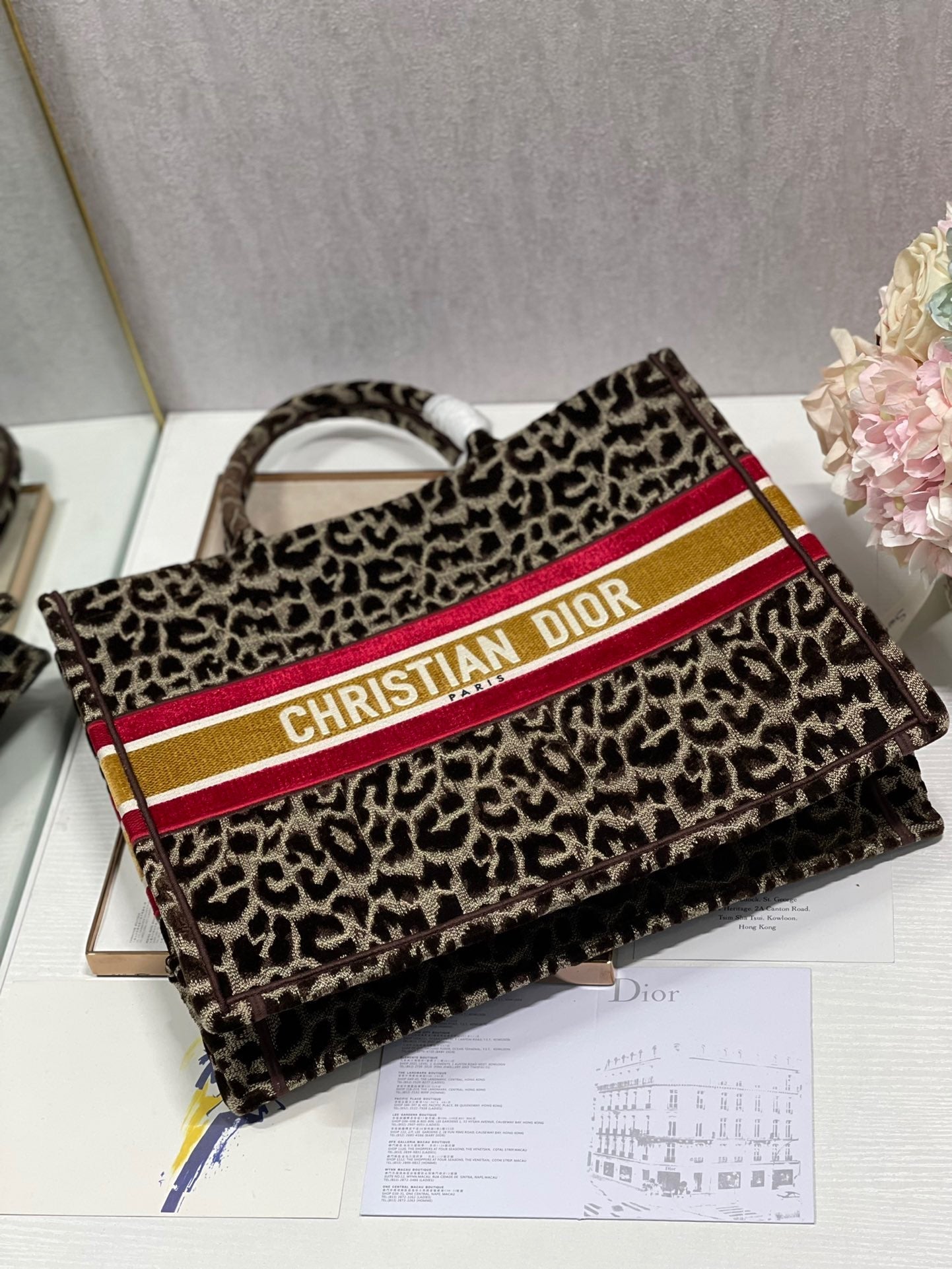 Top Quality Large Book Tote Yellow Multicolor, For Women, Womens Handbags 16.5in/42cm CD