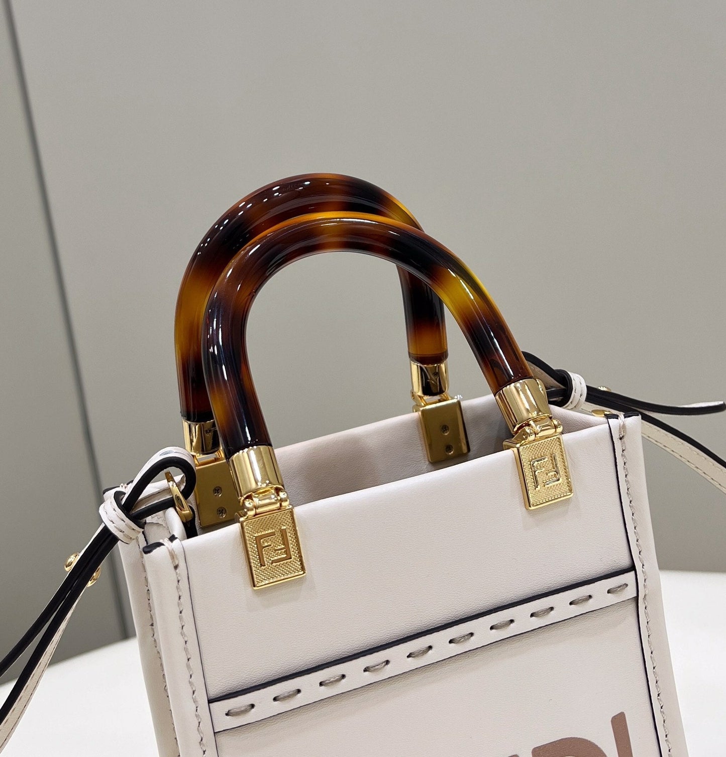 Top QualityTop Quality Sunshine Shopper White Mini Bag For Woman 13cm/5in