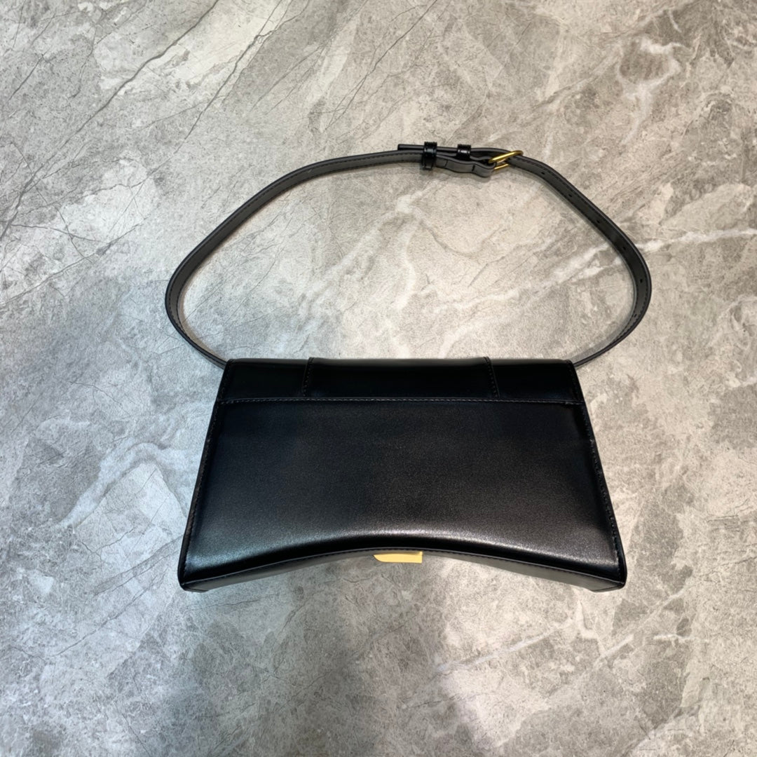 Top Quality Hourglass Handbag In Black, For Women,  Bags 9.8in/25cm