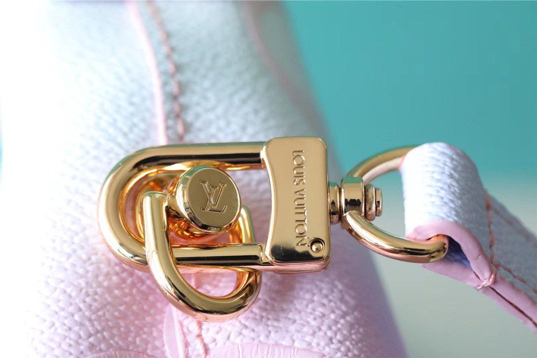 Top Quality MarsTop Qualityallow PM Hobo Bag In Monogram Canvas For Women 24cm/9.4 Inches Sunrise Pastel Top Quality M46080