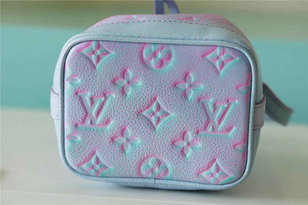 Top Quality Nano Noe Monogram Empreinte Light Blue For Women,  Shoulder And Crossbody Bags 6.3in/16cm Top Quality M81463