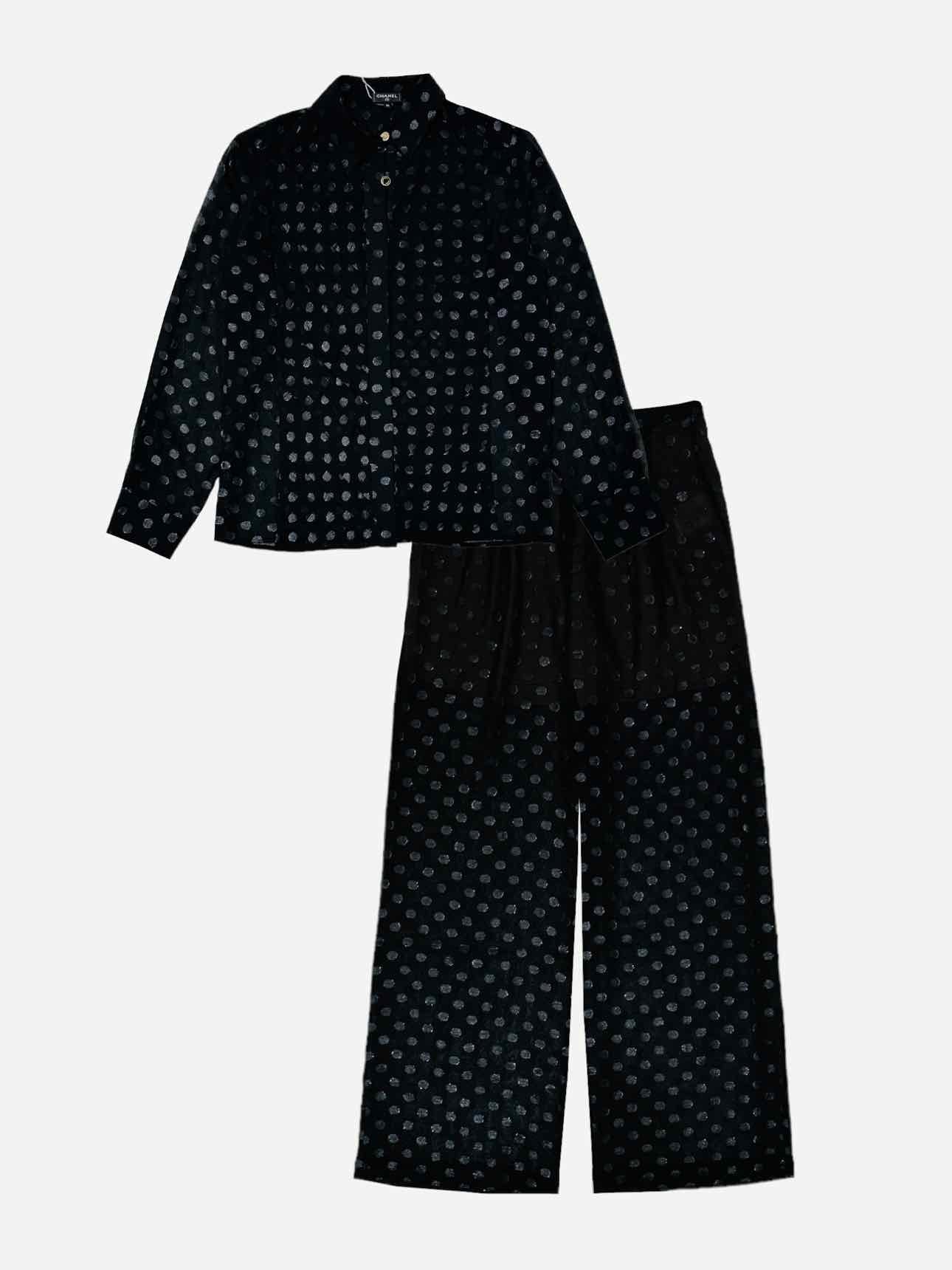 CHANEL 2023 Black Size US 4/8 Top & Pants Outfit