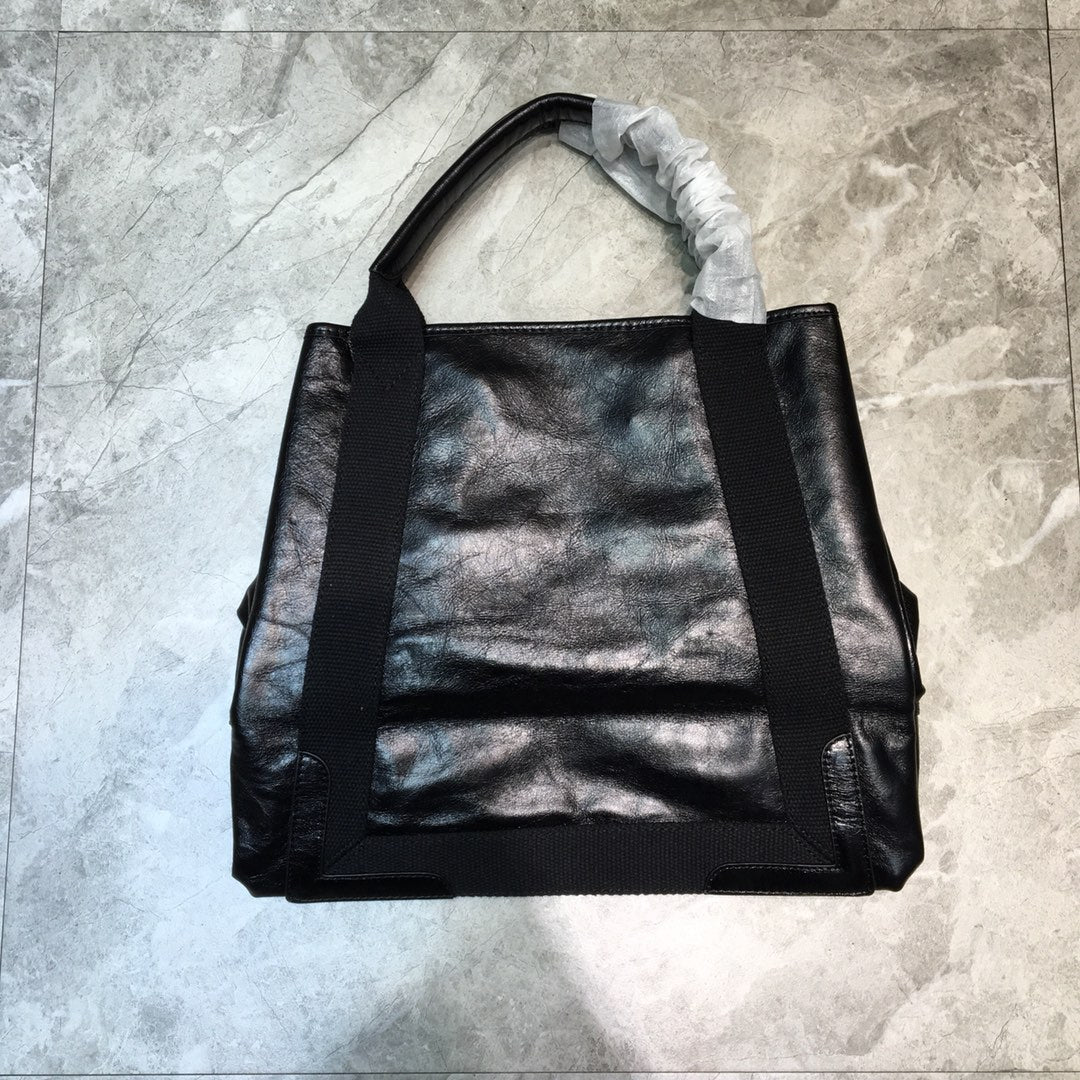 Top Quality Navy MeTop Qualityum Cabas Tote Bag In Black, For Women,  Bags 14.1in/36cm