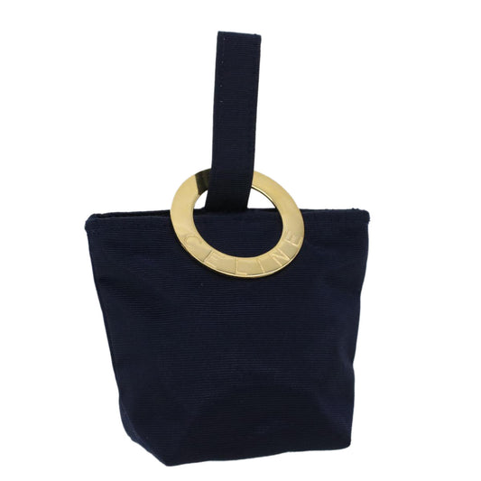Luxury CELINE Pouch Nylon Navy  44762