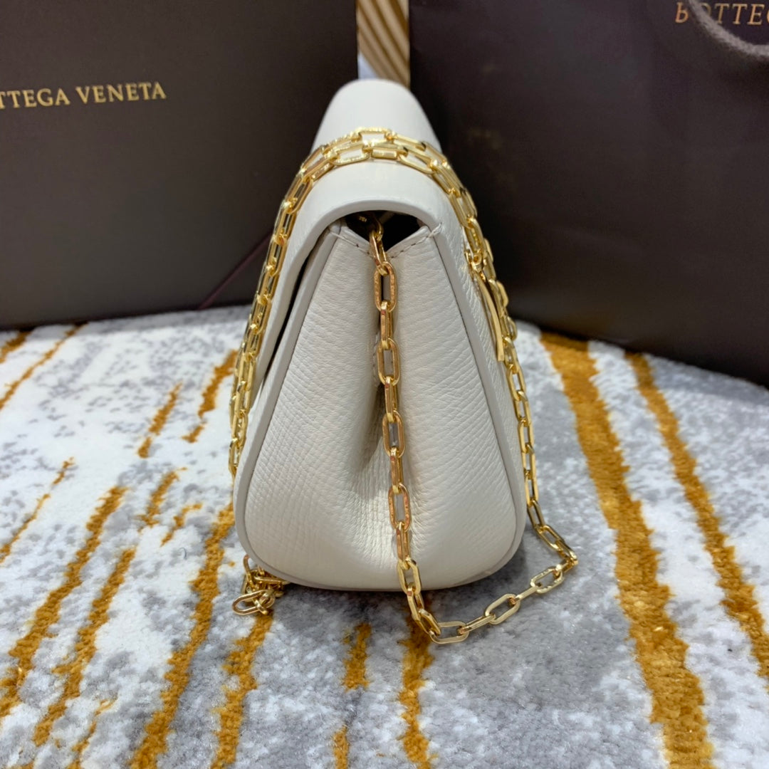 Top Quality Mini Angle Palmellato Bag White, For Women, Women’s Bags 7.5in/19cm