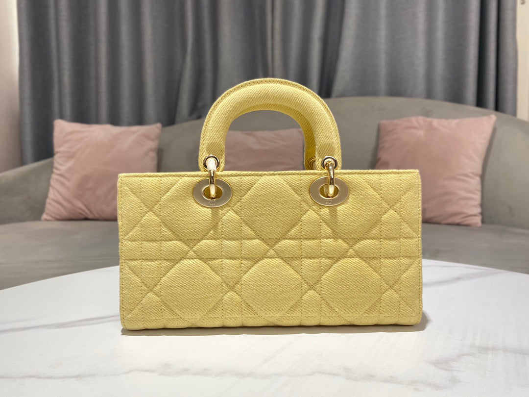 Top Quality Lady D-Joy Bag Yellow For Women, Womens Handbags 26cm/10in CD