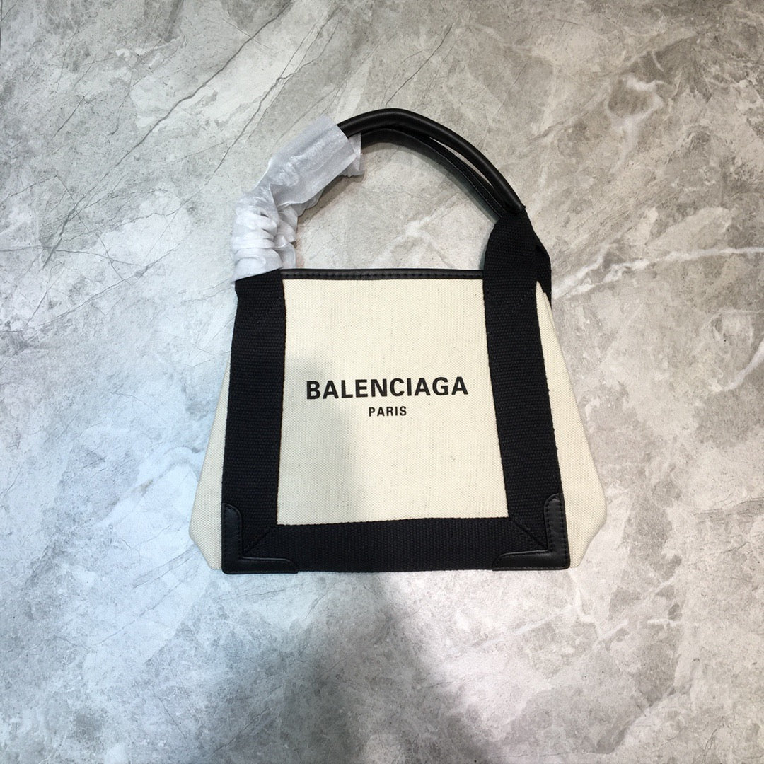 Top Quality Navy Small Cabas Tote Bag In Black, For Women,  Bags 18.5in/47cm 3399332HH3N9260